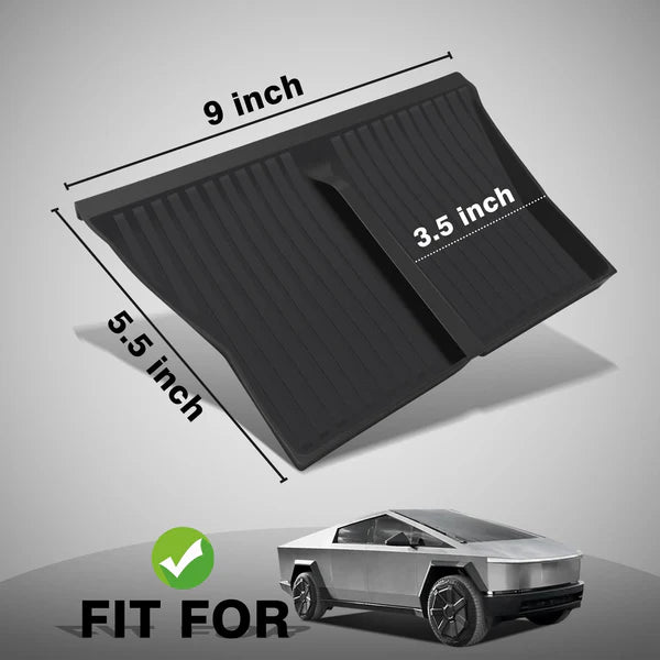 Center Console Phone Charging Pad Silicone Mat for Tesla Cybertruck – Anti-Slip, Heat-Resistant Protective Cover for Wireless Charging Area