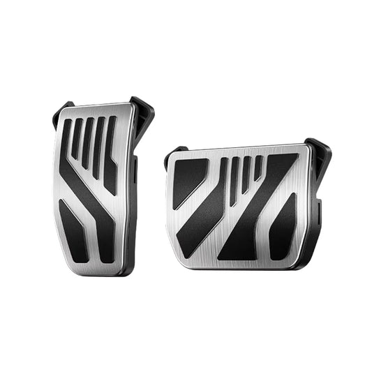 Upgraded Stainless Steel Performance Pedal Covers for Tesla Model 3 (2017–2026) & Tesla Model Y (2020–2026+) – Anti-Slip Rubber Grip Accelerator & Brake Pedal Kit, Easy DIY OEM Fit
