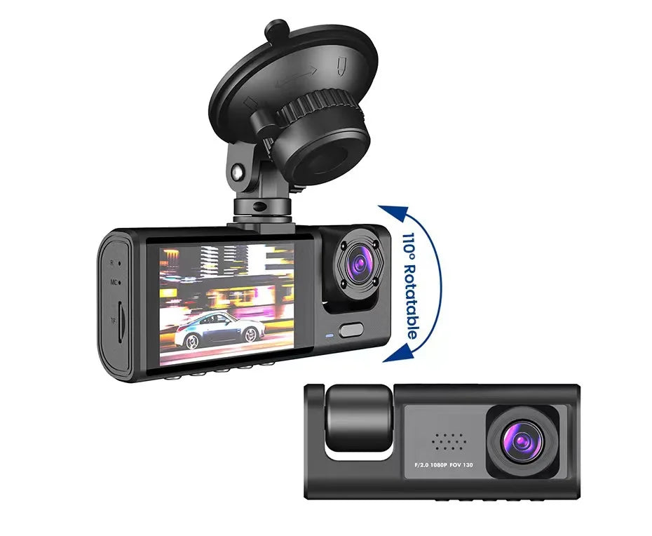 3 Channel Car DVR, The recorder requires a high-speed C10 or higher memory card for normal use.