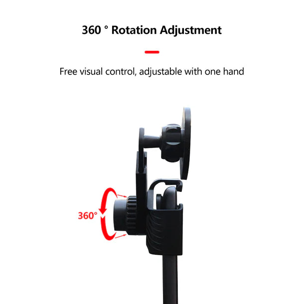 ABS 360° Rotating Corner Dashboard Phone Holder for Tesla Model 3 / Model Y / 3 Highland / Y Juniper / Model X / Model S / Cybertruck