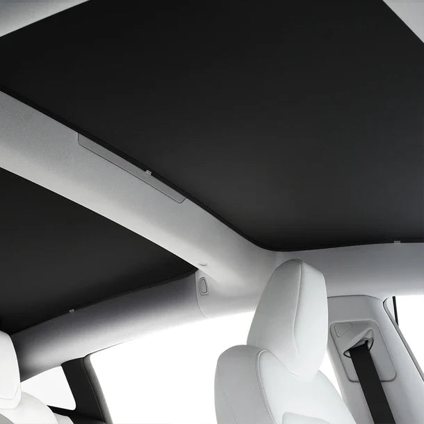 2020–2024 Tesla Model Y Glass Roof Sunshade | Ice Crystal Heat & UV Blocking Roof Sunshade
