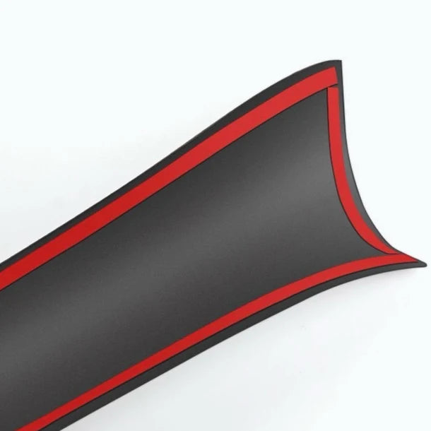 2020-2024 Tesla Model Y ABS Carbon Fiber Pattern Rear Door Sill Protector Trim