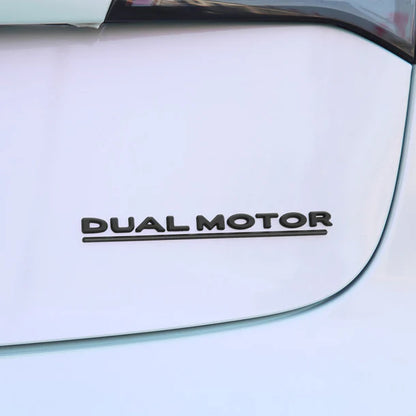 Dual Motor Badge Emblem Sticker for Tesla Model 3 / Model Y / Model 3 Highland / Model Y Juniper / Model S / Model X / Cybertruck