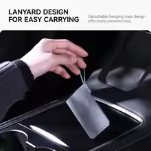 Smart Key Card Cover Case for Tesla Model Y Model 3 Model S Model X / Highland – Protective Remote Key Shell Holder with Keychain Styling Accessory