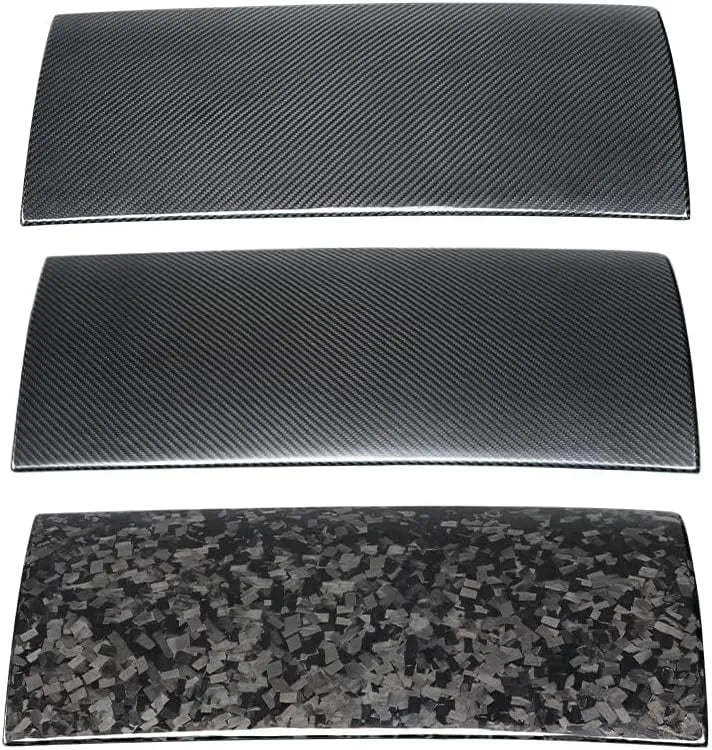 Dry Carbon Fiber Glove Box Cover for Tesla Model 3 & Model Y (2017–2025) – Interior Scratch Protection Overlay (Highland & Juniper)