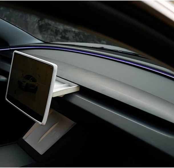 Tesla Model 3 Highland & Model Y Juniper Center Console Dashboard Cover – ABS Interior Protector, Easy Installation