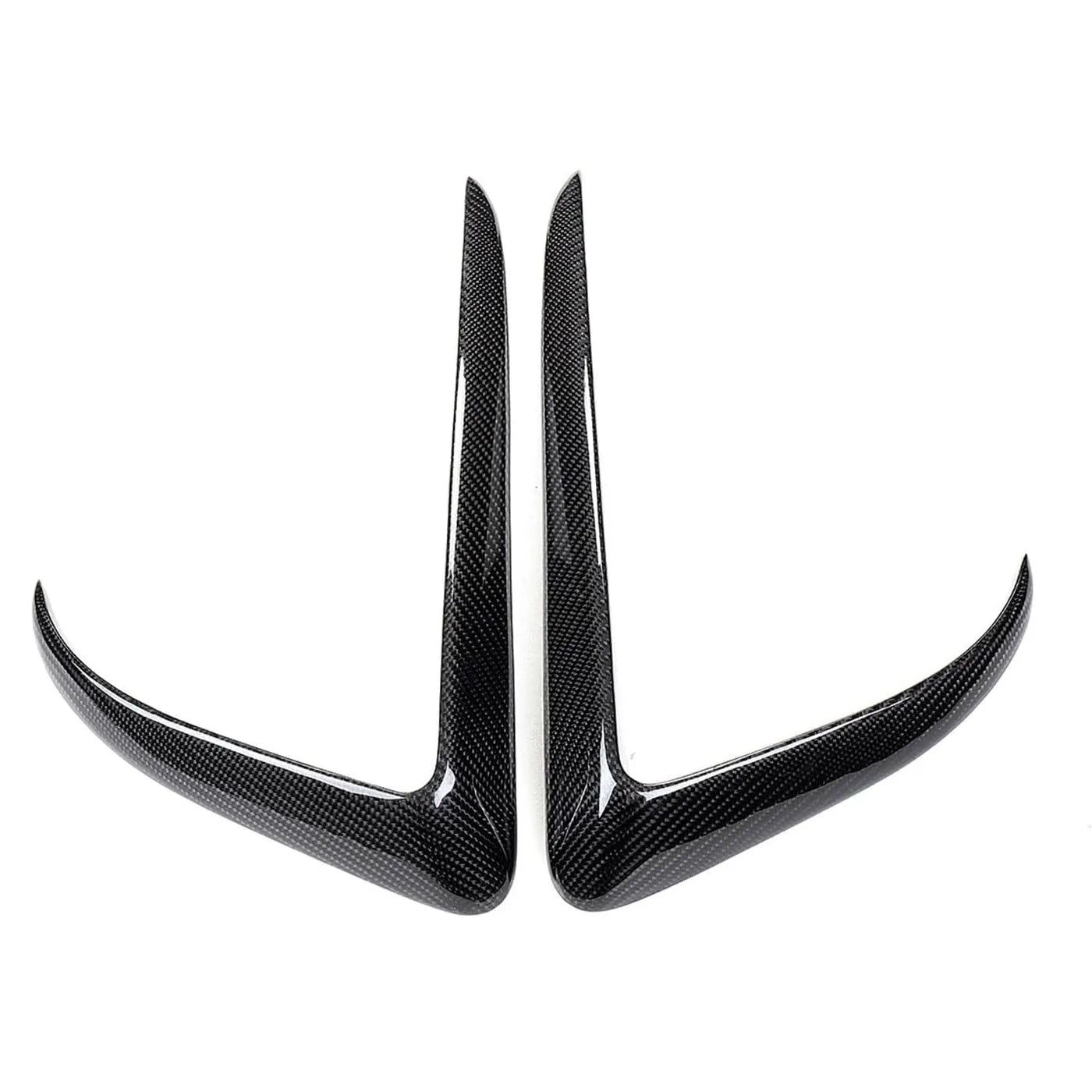 Real Carbon Fiber Fog Light Trim for Tesla Model 3 & Model Y (2017–2024) | Glossy / Matte Exterior Upgrade