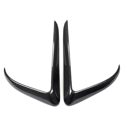 Real Carbon Fiber Fog Light Trim for Tesla Model 3 & Model Y (2017–2024) | Glossy / Matte Exterior Upgrade