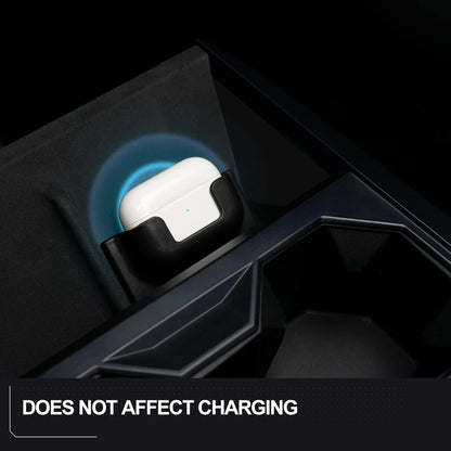 Tesla Cybertruck AirPods Pro Wireless Charger Holder – Secure In-Car Charging Mount, Custom Fit Holder for AirPods Pro with Wireless Charging Case