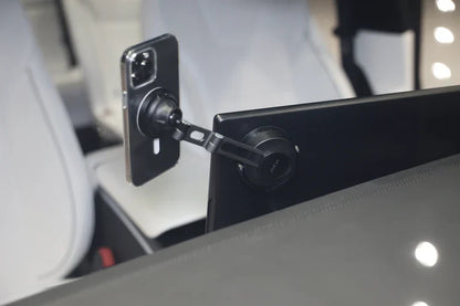 Qi2 Invisible Foldaway MagSafe Wireless Car Mount Charger for Tesla Model S Model 3 Model X Model Y & Cybertruck – 15W Fast Charging, Hidden Retractable Design