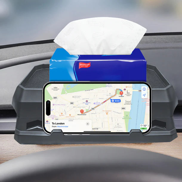 Center Console Organizer Behind Screen Storage Tray for Tesla Model 3 Highland & Model Y Juniper