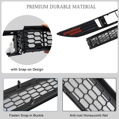 Front Bumper Grille Guard for Tesla Model 3/Y | Insect & Road Debris Protection, OEM-Fit Honeycomb Mesh