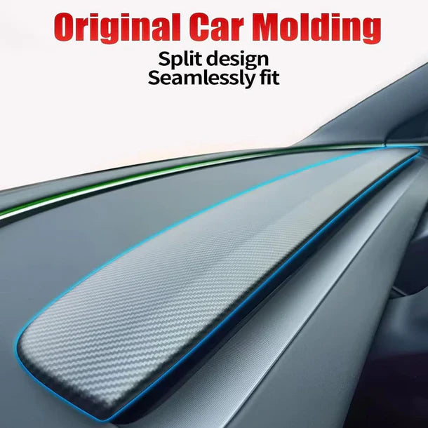 Tesla Model 3 Highland & Model Y Juniper Center Console Dashboard Cover – ABS Interior Protector, Easy Installation