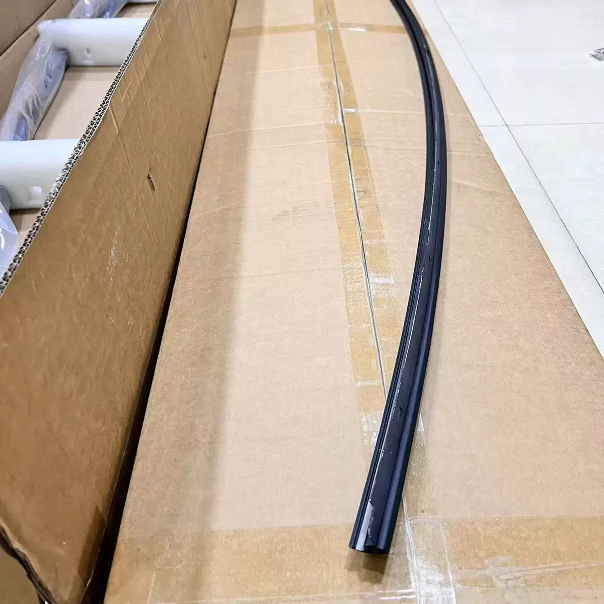 Tesla Model 3 Front Door Window Seal Weatherstrip OEM 1083519-00-D 1083520-00-D Left & Right Side Window Rubber Seal Replacement