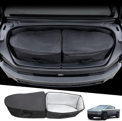 Tesla Cybertruck Front Trunk (Frunk) Dual Zone Cooler – Custom-Fit Insulated Storage Organizer for Drinks, Food, Road Trips & Outdoor Adventures