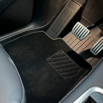 Performance Metal Foot Pedal Covers for Tesla Model 3 / Model Y / Model 3 Highland – Anti-Slip Brake & Accelerator Pedal Protector