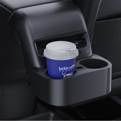 Rear AC Vent Cup Holder Upgrade for Tesla Model 3 (2017–2023) & Model Y (2021–2023) – Plug & Play Back Seat Cup Holder Organizer