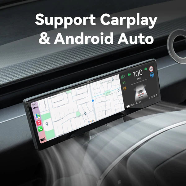 8.8-Inch Touch Screen Instrument Cluster Dashboard Display for Tesla Model 3 Highland (2024+) & Model Y Juniper (2025+) | IPS HD Screen | Wireless CarPlay & Android Auto | Plug & Play Installation