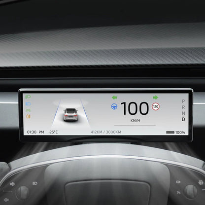 8.8-Inch Touch Screen Instrument Cluster Dashboard Display for Tesla Model 3 Highland (2024+) & Model Y Juniper (2025+) | IPS HD Screen | Wireless CarPlay & Android Auto | Plug & Play Installation