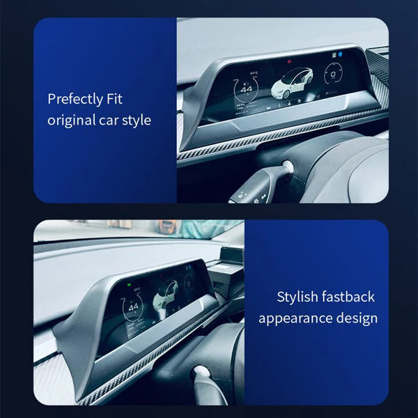 8.8-Inch Instrument Cluster Display for Tesla Model 3 (2017–2024) & Model Y (2020–2024) | IPS Touch Screen Dashboard Screen | Real-Time Sync | Plug & Play Installation