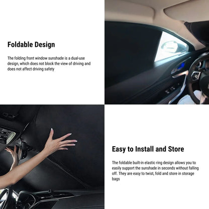 6PCS Custom-Fit Window Sunshade Covers for Tesla Model S (2016–2025) – UV Protection, Heat Insulation, Privacy Shade Set