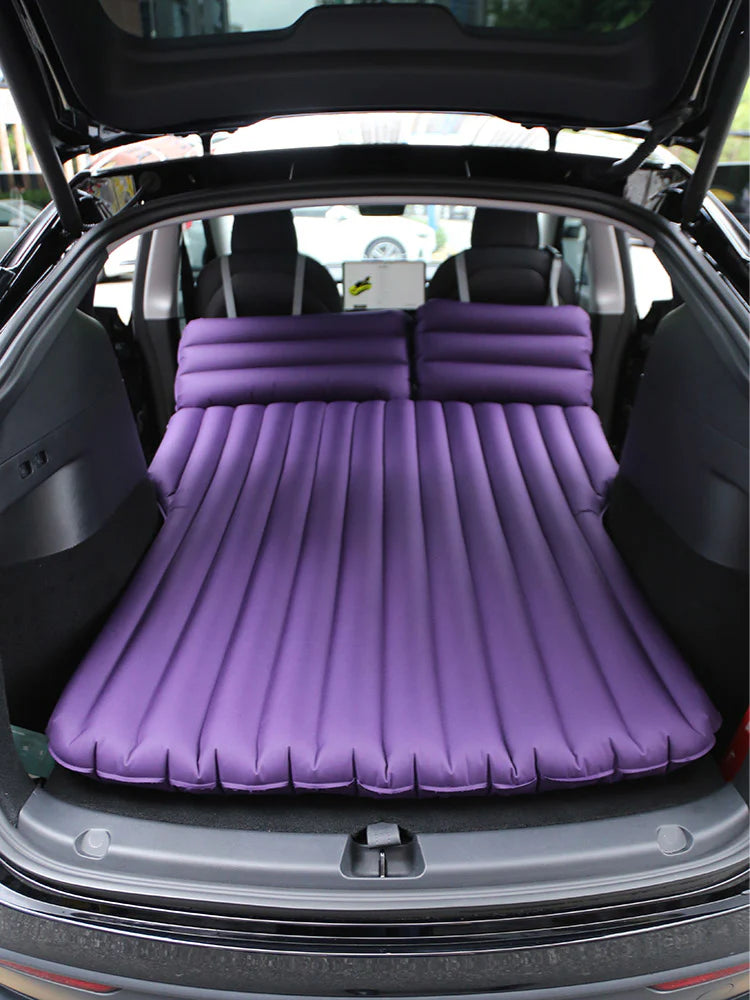 Air Mattress for Tesla Model S, Model X & Model Y – Custom Fit Rear Cargo Sleeping Mattress with 12V Electric Pump
