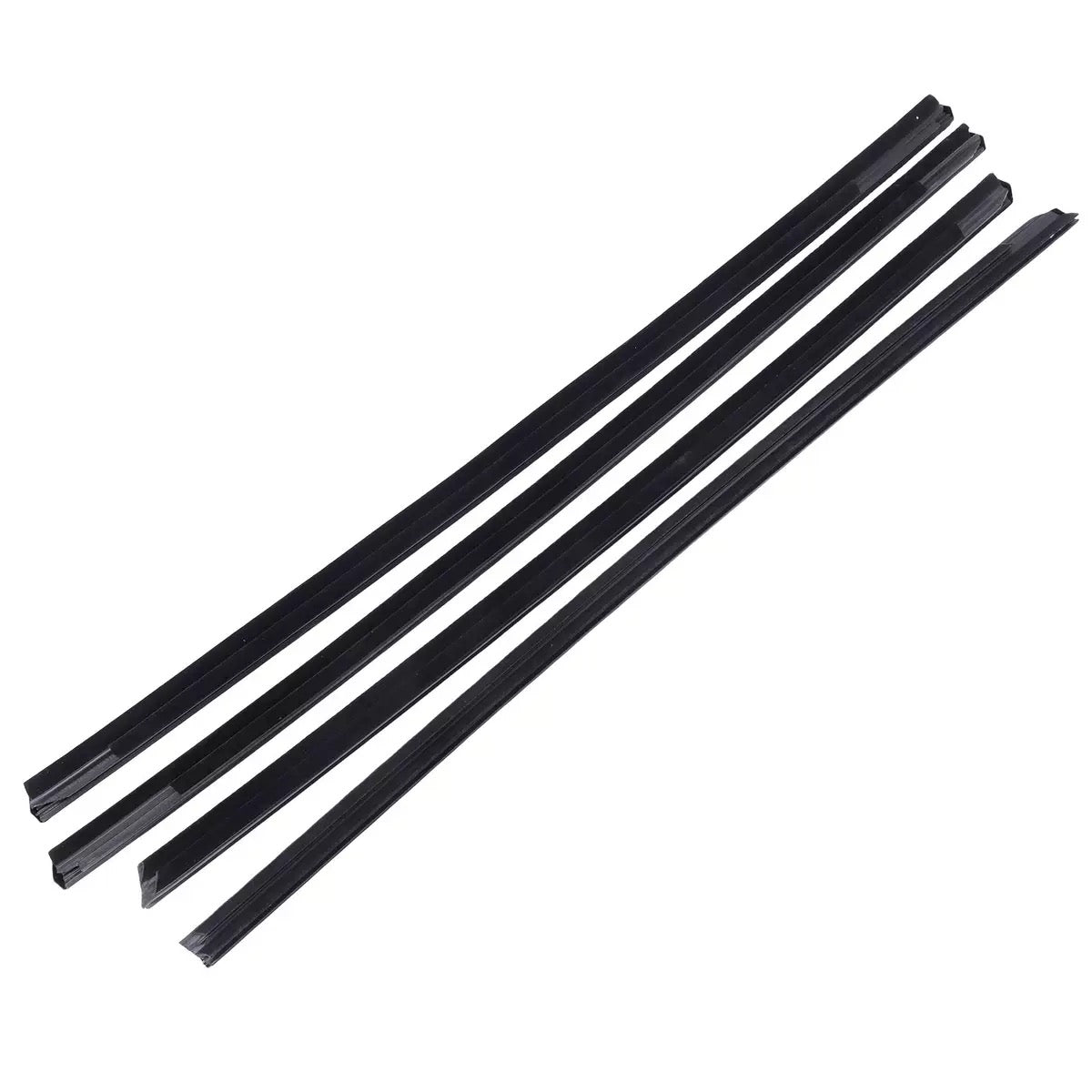 Rear Door Window Glazing Trim Molding OEM 1080745-01-J for Tesla Model 3 2017-2023 Exterior Door Glass Weatherstrip Replacement