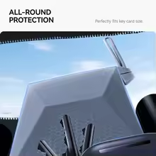 Smart Key Card Cover Case for Tesla Model Y Model 3 Model S Model X / Highland – Protective Remote Key Shell Holder with Keychain Styling Accessory