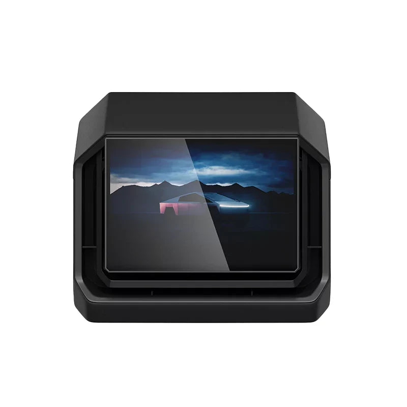 Tesla Cybertruck 9H Tempered Glass Screen Protector Kit – Front & Rear Display Protection, Anti-Scratch, Anti-Fingerprint, Crystal Clear (2-Piece Set)