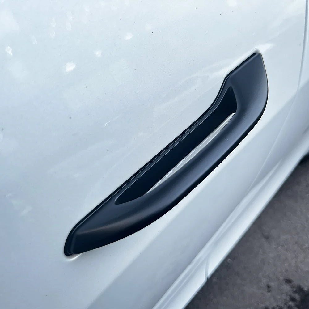 Tesla Model 3 (2017–2026+) & Model Y (2020–2026+) Door Handle Add-On Grip Cover – Easy Open Assist for Highland & Juniper, Anti-Freeze Ergonomic Exterior Accessory (Set of 4)