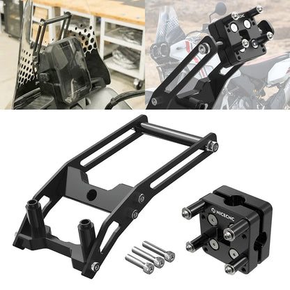 NiceCNC Adjustable 12MM Bar GPS Mount for Ducati DesertX 2022-2024