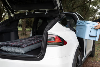 Air Mattress for Tesla Model S, Model X & Model Y – Custom Fit Rear Cargo Sleeping Mattress with 12V Electric Pump