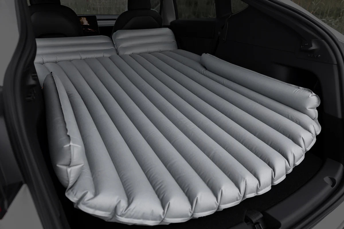 Air Mattress for Tesla Model S, Model X & Model Y – Custom Fit Rear Cargo Sleeping Mattress with 12V Electric Pump
