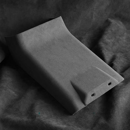 2024+ Tesla Model 3 Highland Alcantara Rear Air Vent Anti-Kick Protector Cover – Premium Suede Interior Protection Pad for Backseat Kick & Scratch Defense