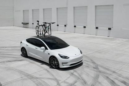 SeaSucker Mini Bomber Double Bike Rack – 2-Bike Suction Cup Roof Rack System for EVs & Cars (Fork Mount, 45 lbs per Bike)