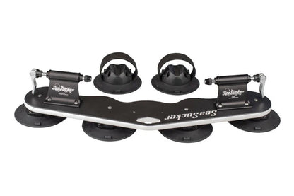 SeaSucker Mini Bomber Double Bike Rack – 2-Bike Suction Cup Roof Rack System for EVs & Cars (Fork Mount, 45 lbs per Bike)