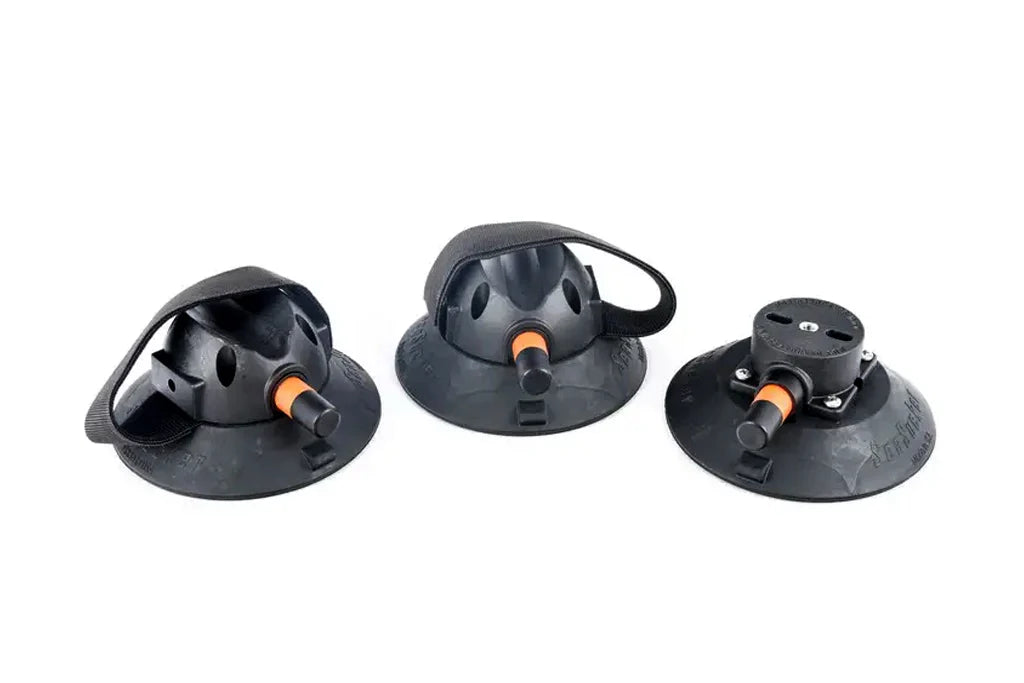 SeaSucker Mini Bomber Double Bike Rack – 2-Bike Suction Cup Roof Rack System for EVs & Cars (Fork Mount, 45 lbs per Bike)