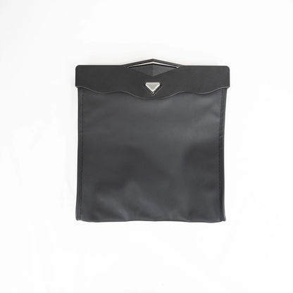 2017-2023 Tesla Model 3 & 2020-2024 Model Y Backseat Storage Pouch & Trash Bin with LED Light – Kids Organizer & Car Trash Container