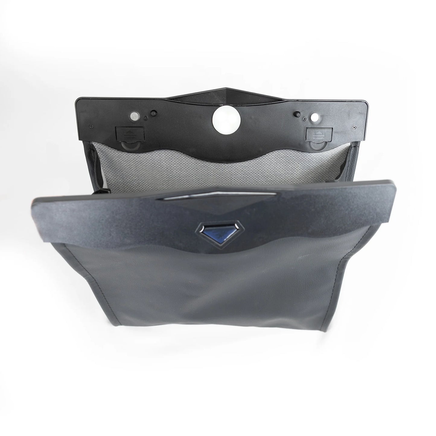 2017-2023 Tesla Model 3 & 2020-2024 Model Y Backseat Storage Pouch & Trash Bin with LED Light – Kids Organizer & Car Trash Container