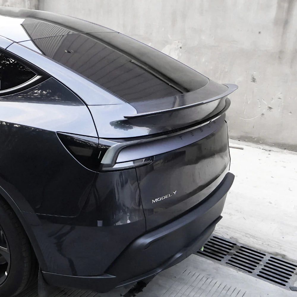 Blade-Style Rear Trunk Spoiler for Tesla Model Y Juniper 2025.03+ Premium – Aerodynamic ABS Tail Wing Lip, OEM Fit, No-Drill Installation