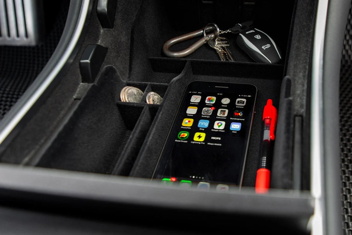 Dual Deck Center Console Organizer Insert for Tesla Model 3 & Model Y (Pre-Nov 2020 Models)