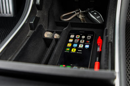 Dual Deck Center Console Organizer Insert for Tesla Model 3 & Model Y (Pre-Nov 2020 Models)