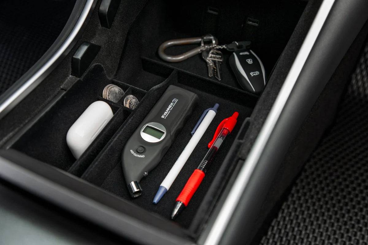 Dual Deck Center Console Organizer Insert for Tesla Model 3 & Model Y (Pre-Nov 2020 Models)