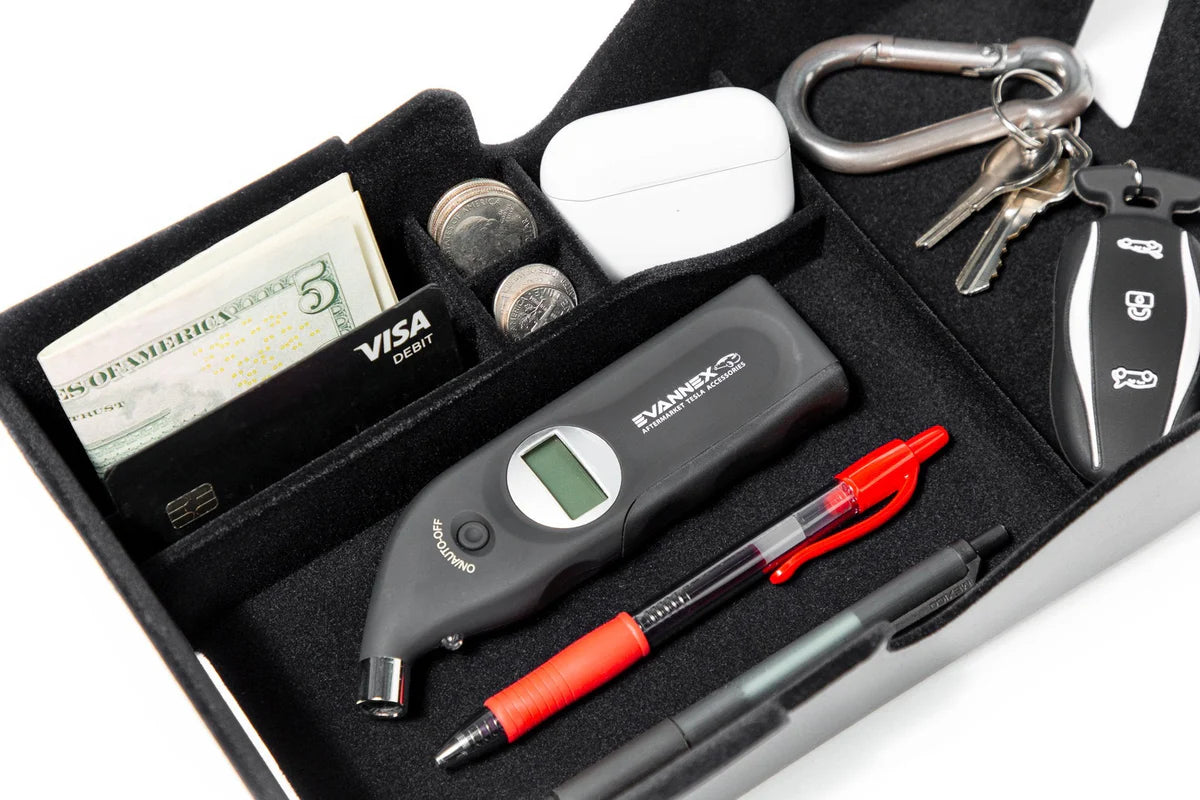 Dual Deck Center Console Organizer Insert for Tesla Model 3 & Model Y (Pre-Nov 2020 Models)