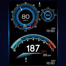 Car HUD, Vehicle without OBD2 protocol shows GPS function.