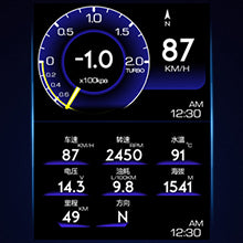 Car HUD display for most cars, with OBD and GPS features, works great.