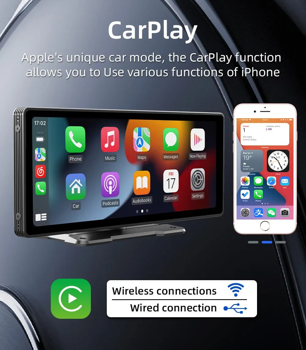 CarPlay Apple unique car mode allows iPhone users to access various functions like music, maps, messages, and more wirelessly.