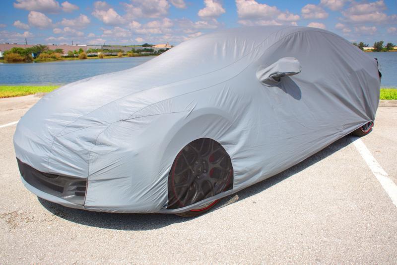 Custom Fit Car Cover for Tesla Model S (2012–2020) | Indoor & Outdoor Water-Resistant Protection with Charging Access