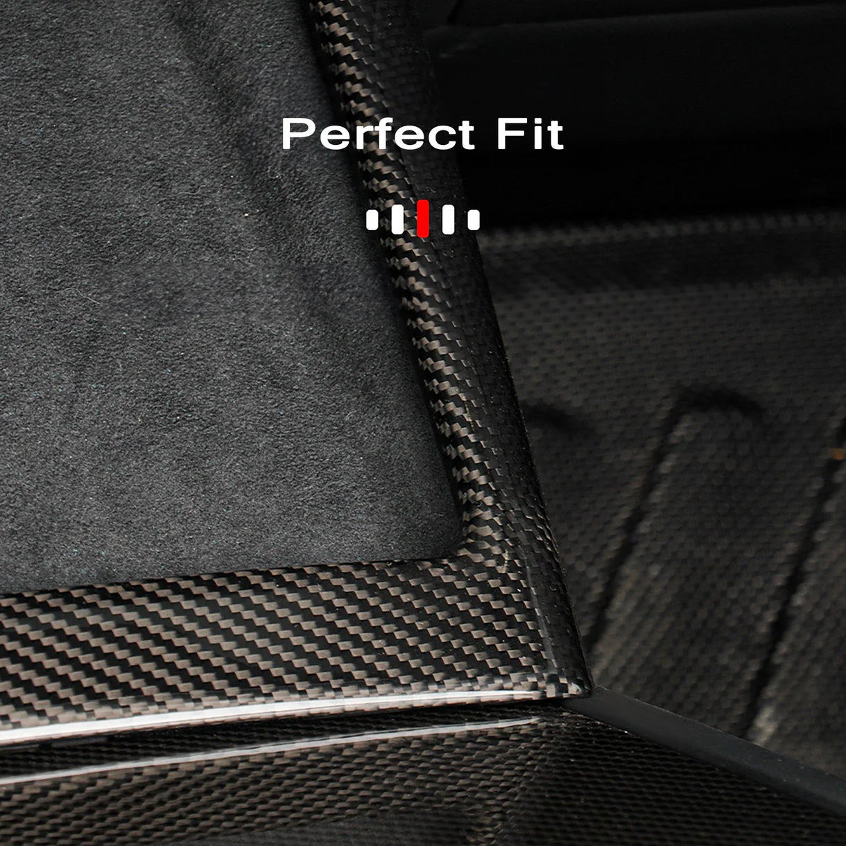 Real Carbon Fiber Wireless Charging Pad Frame Cover for Tesla Model Y Juniper 2025+ Interior Trim Overlay – Genuine Carbon Fiber, OEM Fit, Glossy or Matte Finish