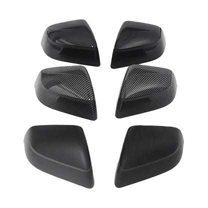 Real Carbon Fiber Style Side Mirror Covers for 2025+ Tesla Model Y Juniper – Custom ABS Mirror Caps with Hydro-Dipped Carbon Fiber Finish, OEM Precision Fit & Easy 3M Installation